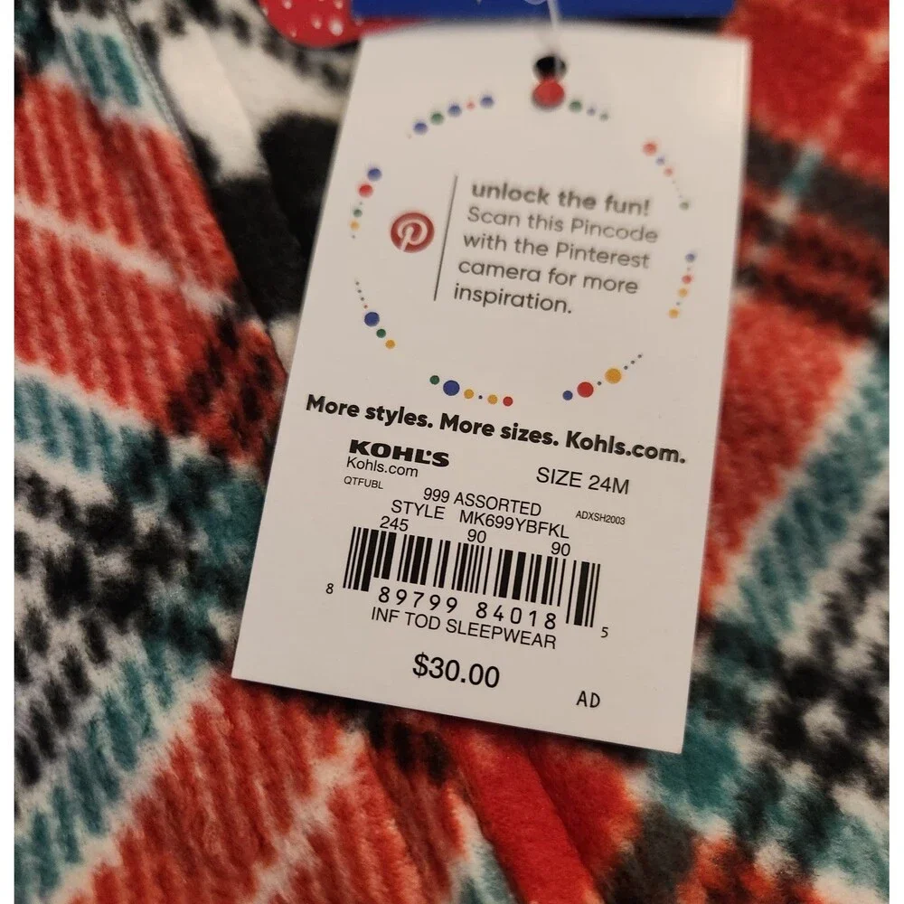 Disney baby mickey mouse sleeper holiday size 24 months - Picture 4 of 4